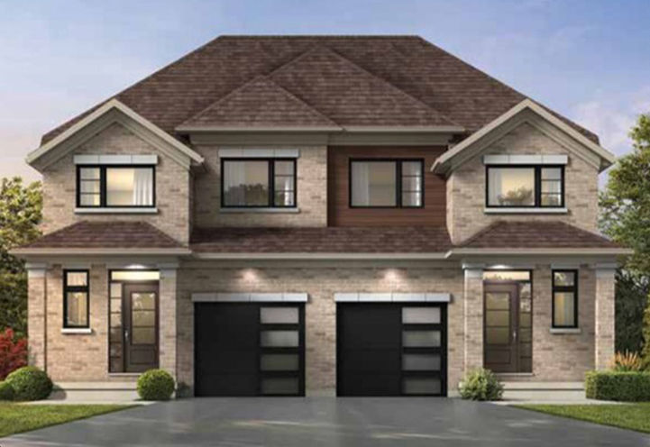 Courtice Glen Homes - Exterior View of Semi Detached Homes