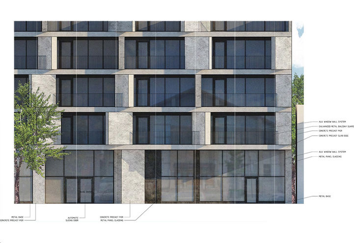 Craft 2 Residences Architectural Drawing of Exteriors