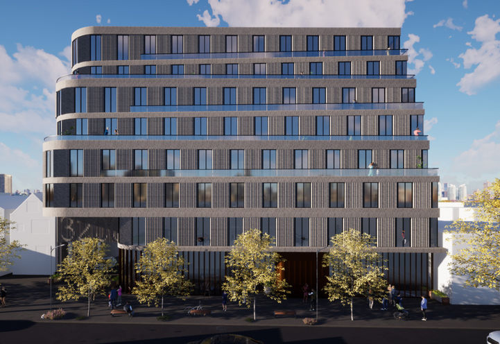 Craft Residences Exterior View of Building - Street Level