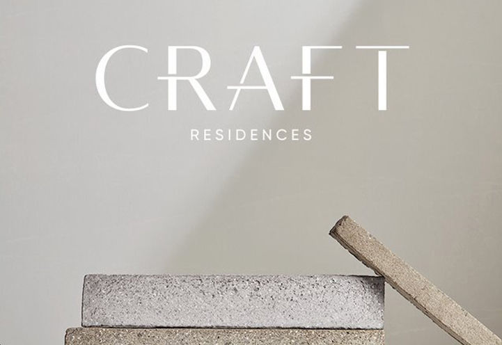 Craft Residences Logo with Stones