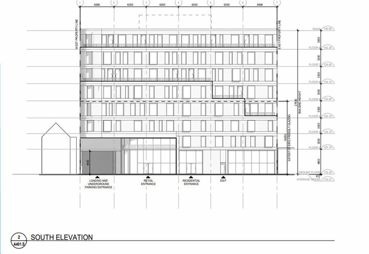 South Elevation of Craft Residences