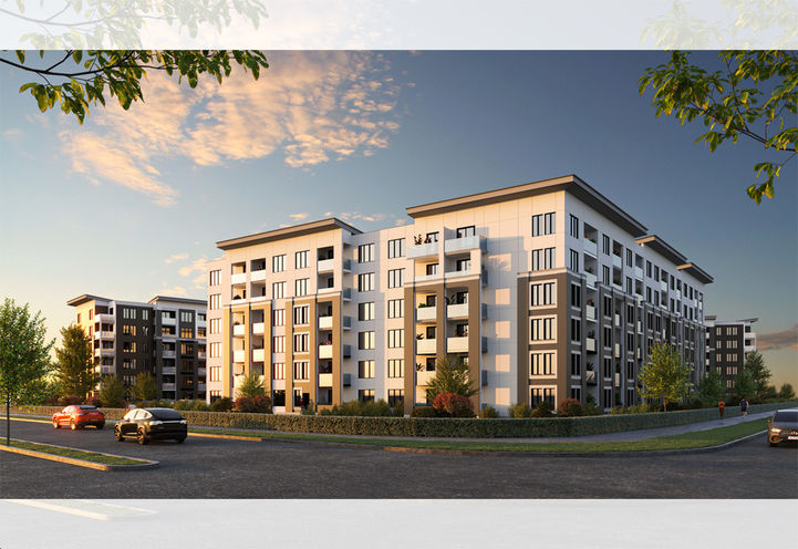 Creekside Condos Exterior View of Building From Street