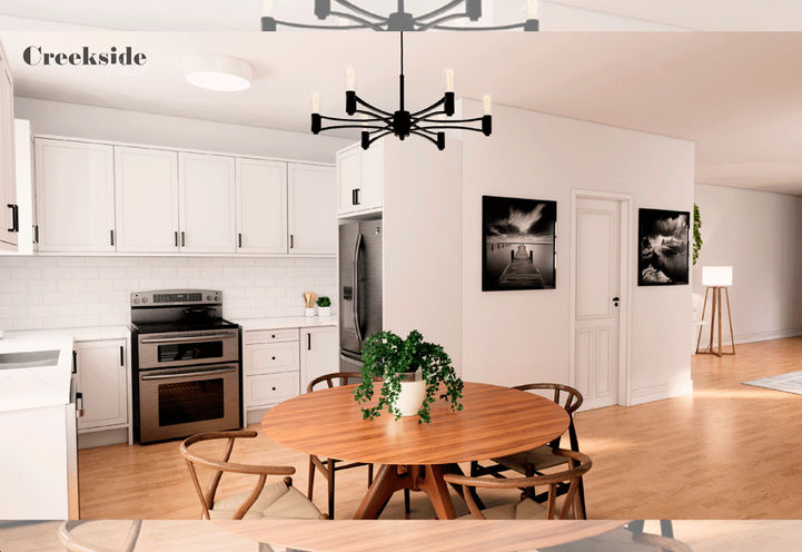 Creekside Trail Towns - Kitchen Interior