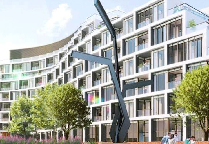 Crest at Crosstown Condos Building Exterior View