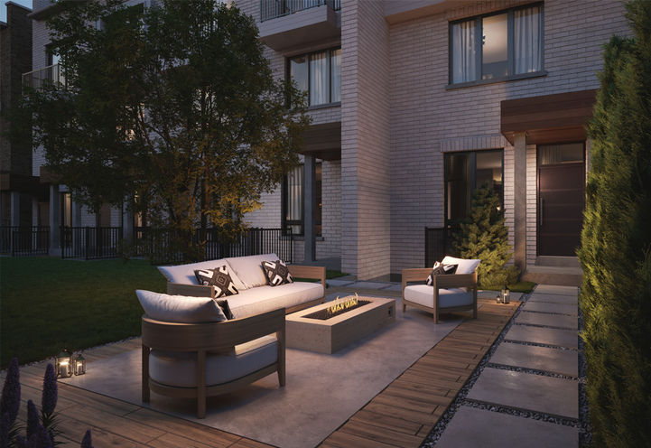 Crosstown Towns Private Backyard