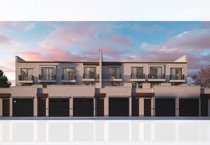 Crosstown Towns Rear Exterior View