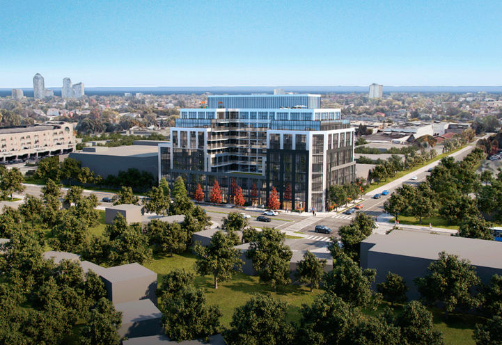 Curio Condos Exterior Aerial View