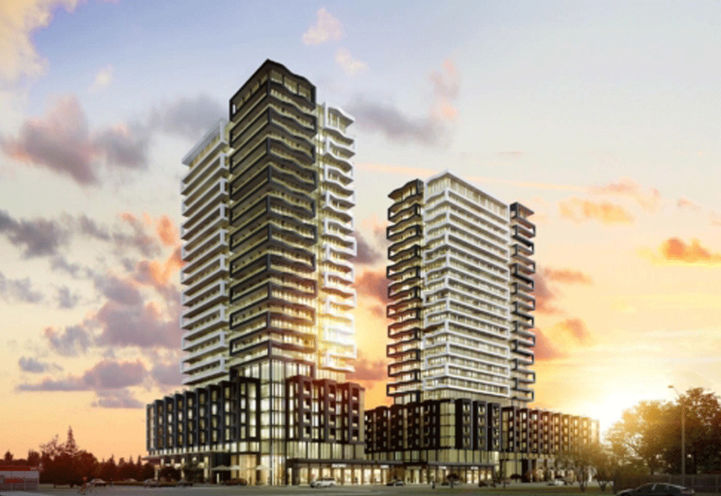 DUO2 Condos Aerial View by National Homes