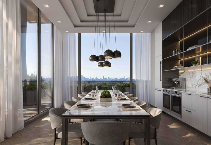 DUO2 Condos Private Dining Room