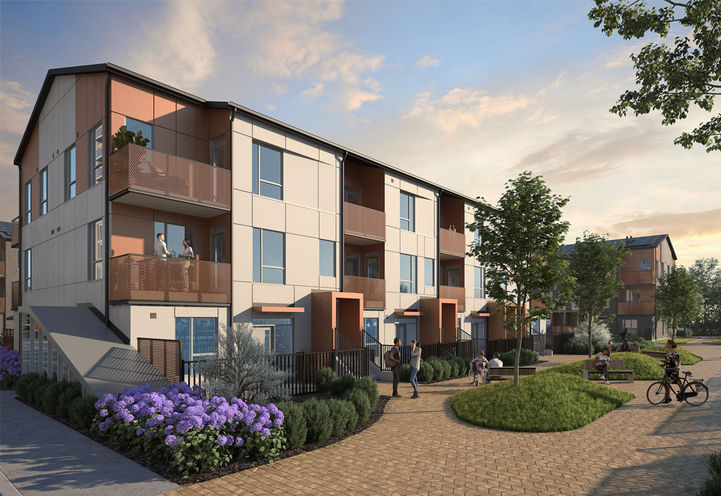 Daniels MPV 2 Exterior View of Condo Townhomes