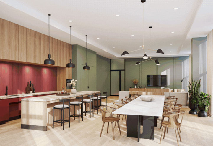 Daniels MPV 2 Party Room with Kitchen and Seating