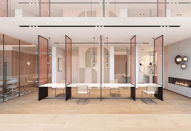 Daniels on Parliament Condos Co-working Lounge