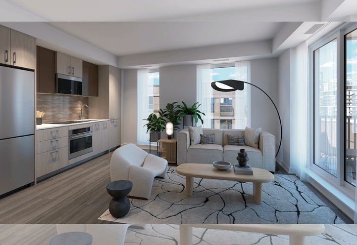 Daniels on Parliament Condos Living Space Interior