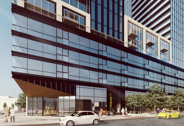 Design District Condos Exterior View of Lower Levels