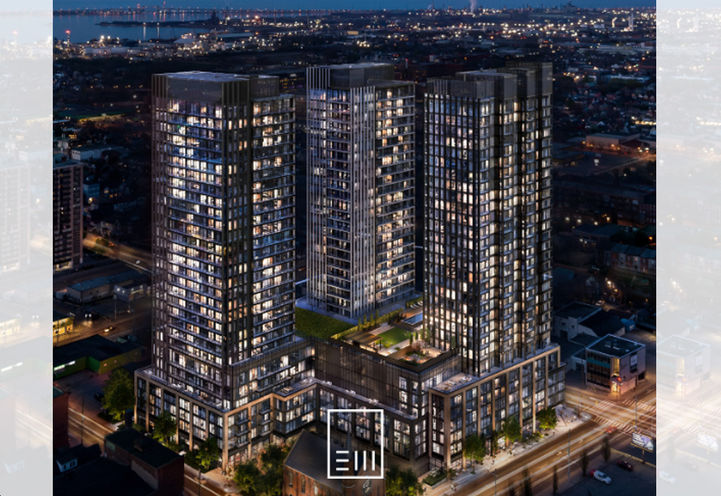 Design District Condos Hamilton Close Up Exteriors of Towers