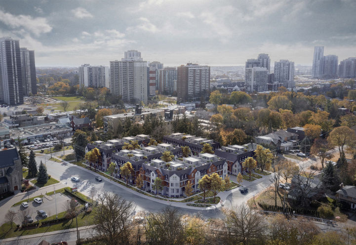 Distrikt Islington Village Towns Bird's Eye View of Community