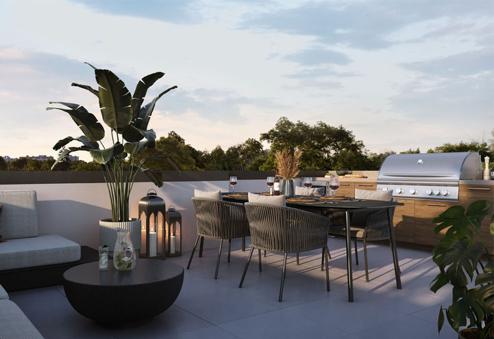 Distrikt Islington Village Towns Private Rooftop Terrace