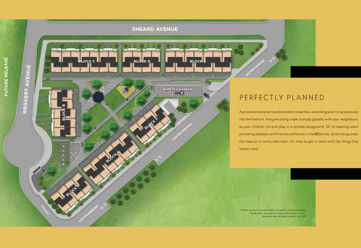 Downtown Aura Towns Site Plan