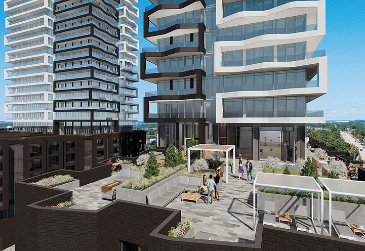 Duo Condos Rooftop Sun Cabanas