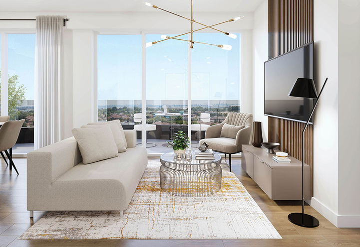 Duo Condos Suite Living Area