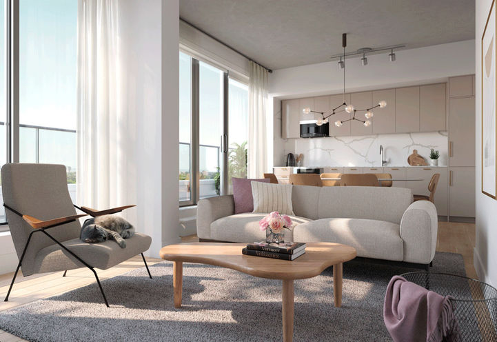 Earlscourt Condos Living Room Interior