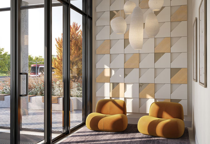 Earlscourt Condos Main Resident Entrance and lobby