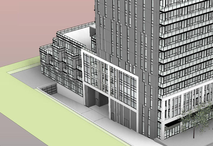 East Pointe Condominiums, Aerial View Renderings