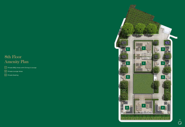 8th Floor Amenities at The Edenbridge Condos