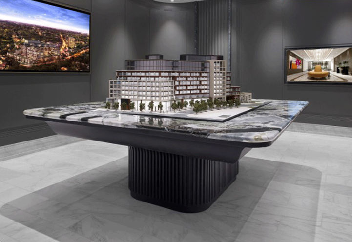 Presentation Centre Building Model of Edenbridge Condos