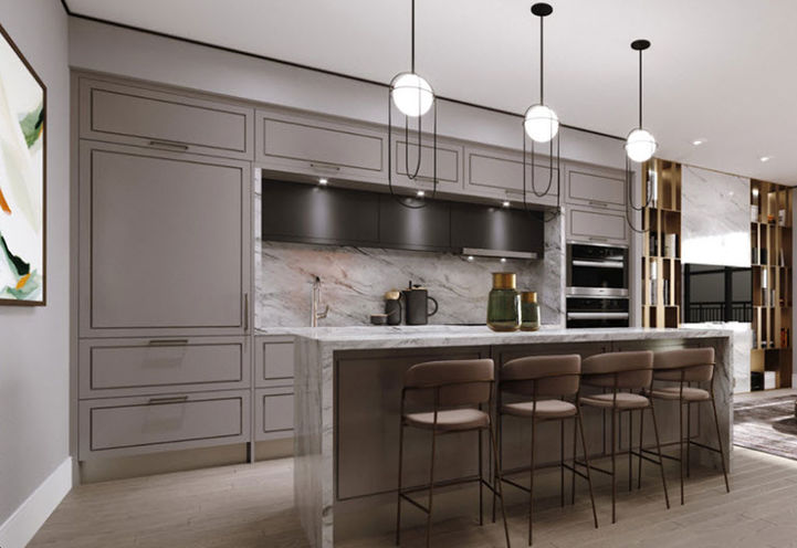 Townhome Kitchen Features and Finishes  at Edenbridge Condos