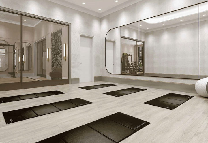 Yoga Room at Edenbridge Condos