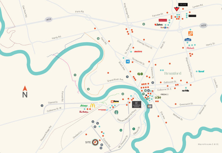 Electric Grand Towns Amenity Map