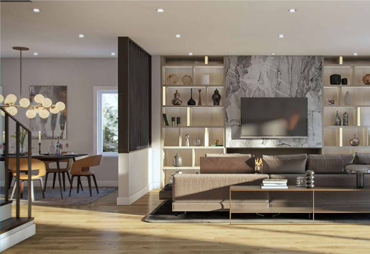 Electric Grand Towns Lower Level Interiors