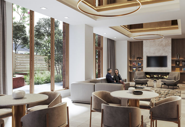 Elegance Luxury Condos Party Room