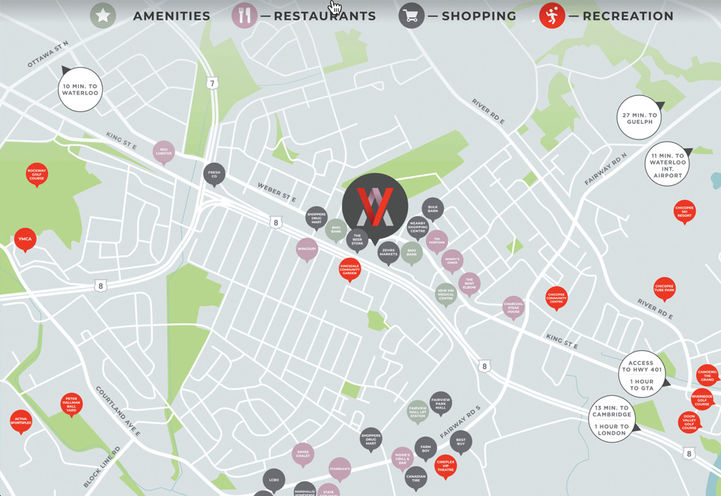 Elevate Condos 2 Map Location and Neighbourhood Amenities