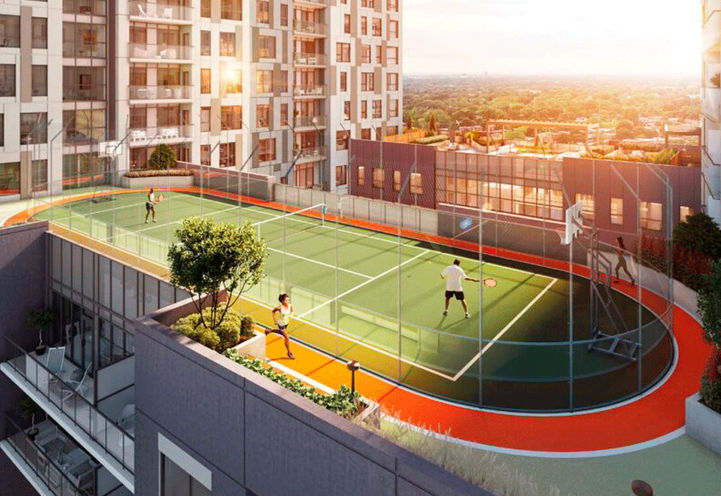 Elevate Condos 3 Tennis Court Outdoor Terrace