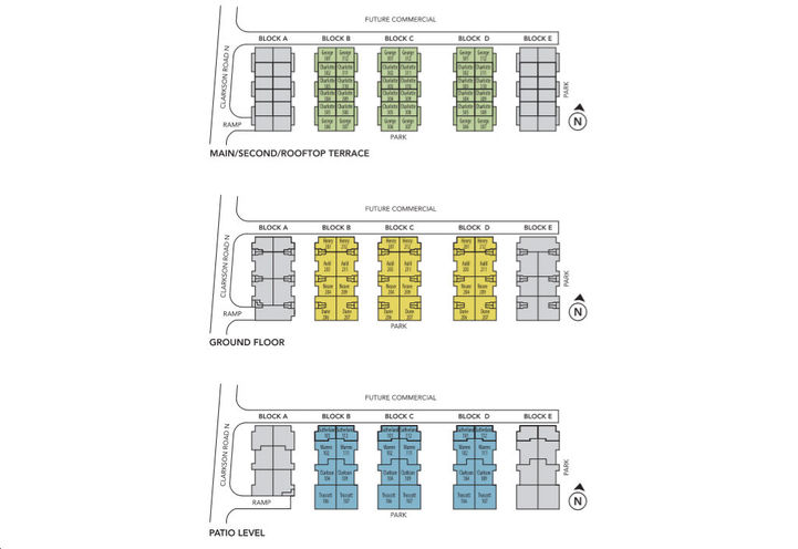 Eleven 11 Clarkson Towns - Site plan