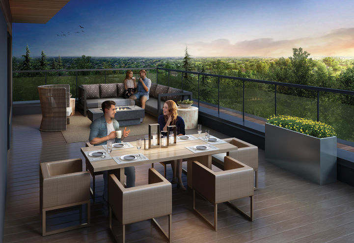 Rooftop Terrace at Eleven 11 Clarkson Towns