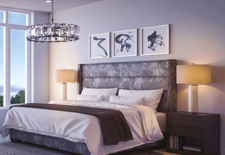 Bedroom at Eleven Altamont Towns