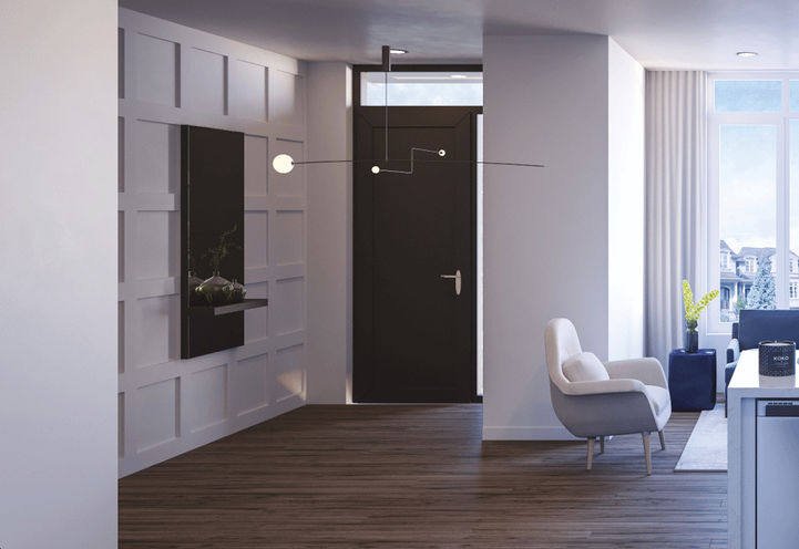 Unit Front Foyer at Eleven Altamont Towns