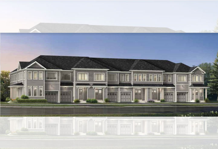 Emerald Crossing Streetscape View of Townhomes