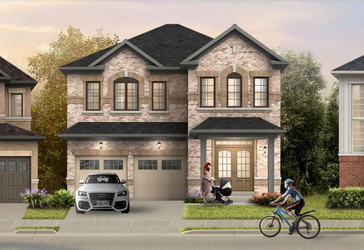 Emerald Crossing View of Front Entrance and Garage From the Street