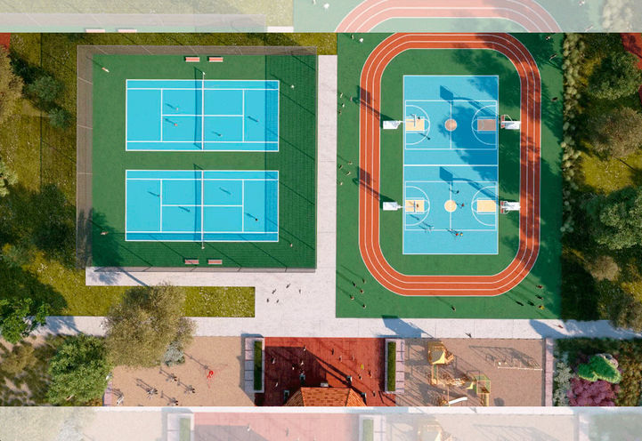 Empire Avalon Tennis Court