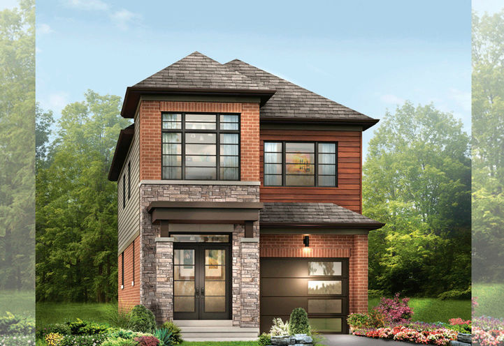 Empire Calderwood Towns Exterior View of  Belfountain Elevation B