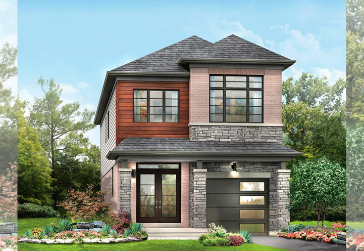 Empire Calderwood Towns Exterior View of Belwood Elevation B