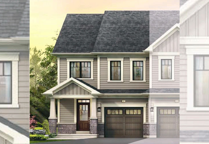 Empire Calderwood Towns Exterior View of Townhome Unit