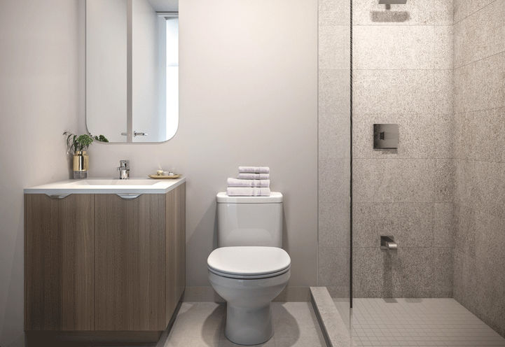 Bathroom Ensuite at Empire Quay House Condos