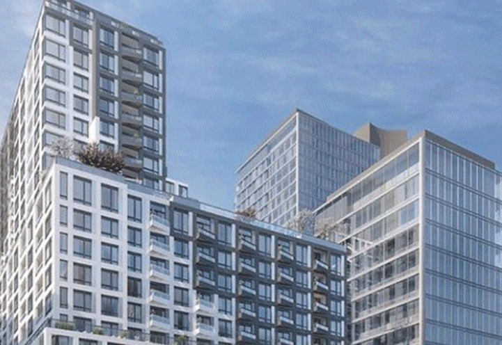 Close Up View of Empire Quay House Condos- Architectural