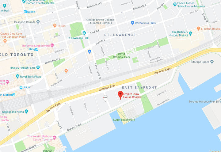 Empire Quay House Condos Located at 162 Queens Quay E