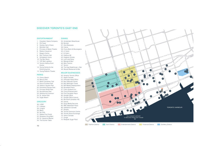 Empire Quay House Condos Neighborhood Amenities Map